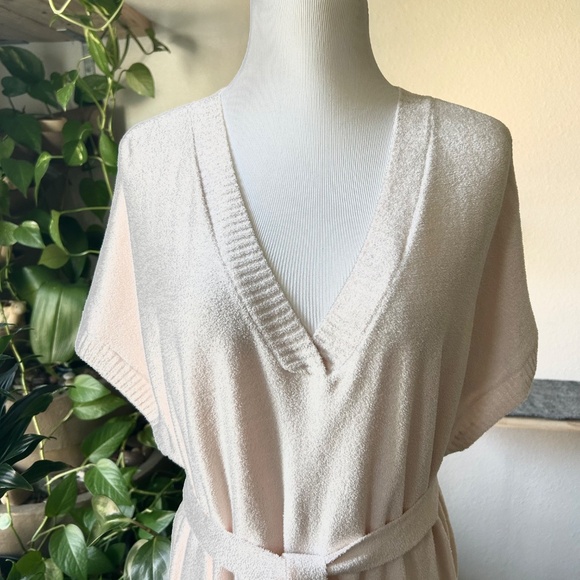 New Barefoot Dreams Light Pink Nylon Viscose High Low Tunic size L - Picture 2 of 14